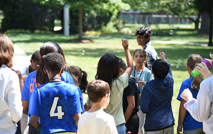 GEMS students engineer bubbles