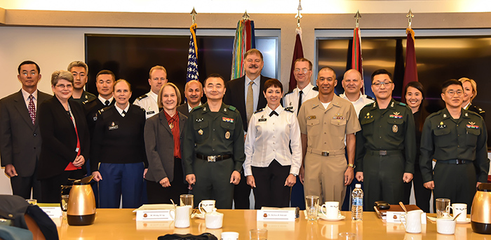 Members of the Republic of Korea Armed Forces Medical Command visited the USAMRMC at Fort Detrick, Maryland, Nov. 8-9
